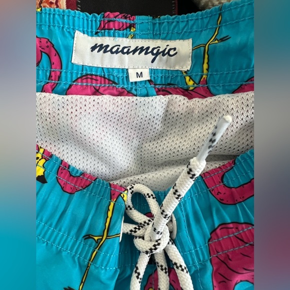 MAAMGIC 69 Slam Flamingo Swim Trunks Shorts Size M. - Picture 6 of 8